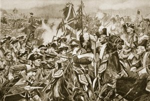 ミンデンの戦い、1759年8月1日 作： Richard Caton Woodville junior